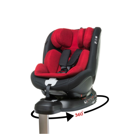 4 BABY Fotelik NANO-FIX 0-18 RED