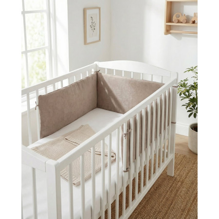 ALBERO MIO Ochraniacz do łóżeczka Cotton color CC8 brąz