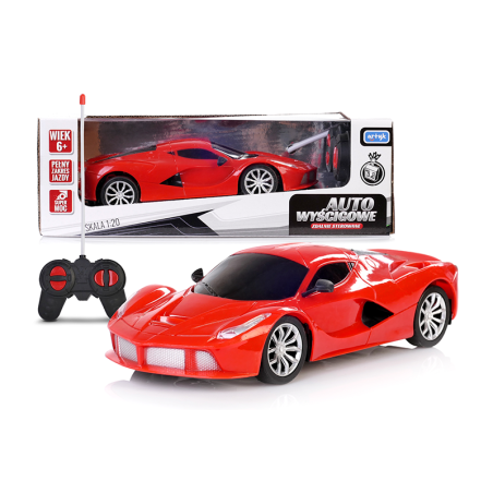 ARTYK 170959 Auto wyścigowe zdalnie sterowane czerwone