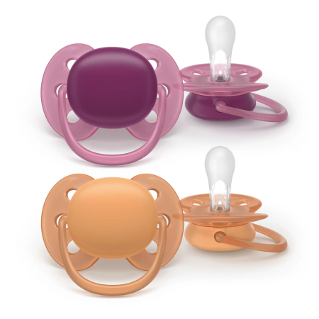 AVENT SCF093/03 Smoczek Ultra Soft 18+ śliwka/morela
