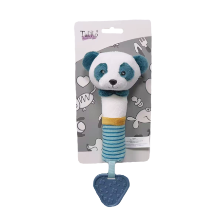 AXIOM 9552 Zabawka z dźwiękiem Panda niebieska 17 cm