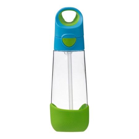 B.BOX BB00220 Butelka na wodę tritanową ze słomką 600ml Ocean Breeze