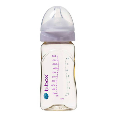 B.BOX BB00754 Butelka ze smoczkiem do karmienia niemowląt wykonana z PPSU 240 ml piwonia