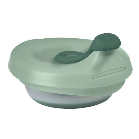 B.BOX BB100110 fill+feed Silikonowa miseczka z pokrywką do karmienia szałwia