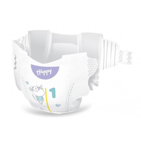 BELLA Baby Happy Pieluszki dla dzieci 1 NEWBORN 2-5 kg 42 szt.