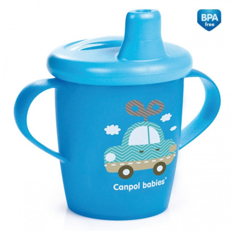 CANPOL 31/200 Kubek niekapek Anywayup 250 ml Toys niebieski