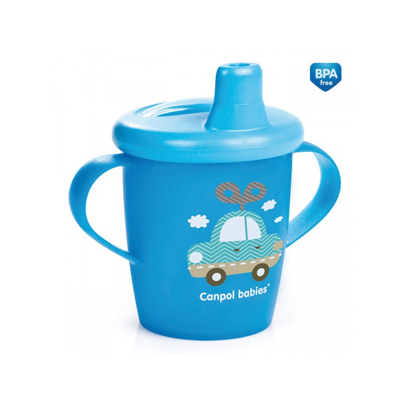CANPOL 31/200 Kubek niekapek Anywayup 250 ml Toys niebieski