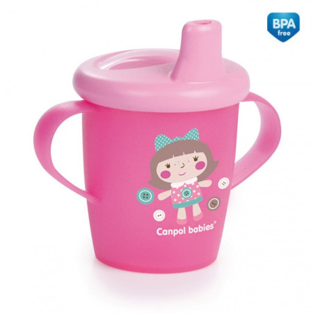CANPOL 31/200 Kubek niekapek Anywayup 250 ml Toys różowy