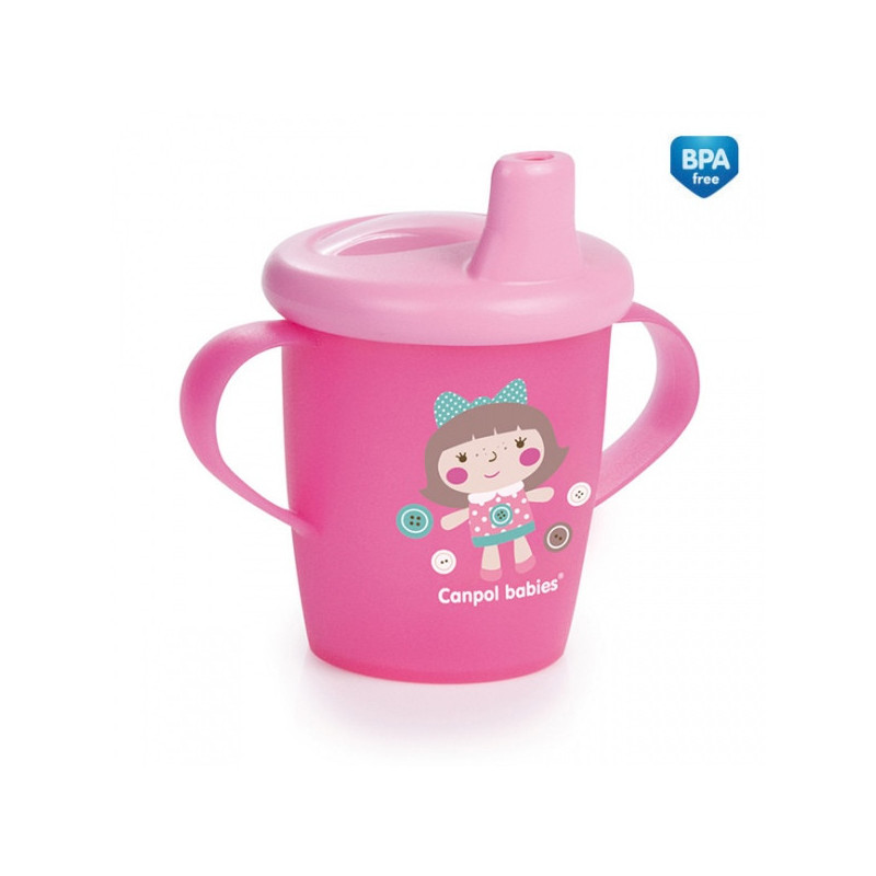 CANPOL 31/200 Kubek niekapek Anywayup 250 ml Toys różowy