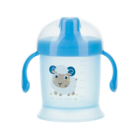 CANPOL 31/300 Kubek niekapek 200ml Bunny & company niebieski
