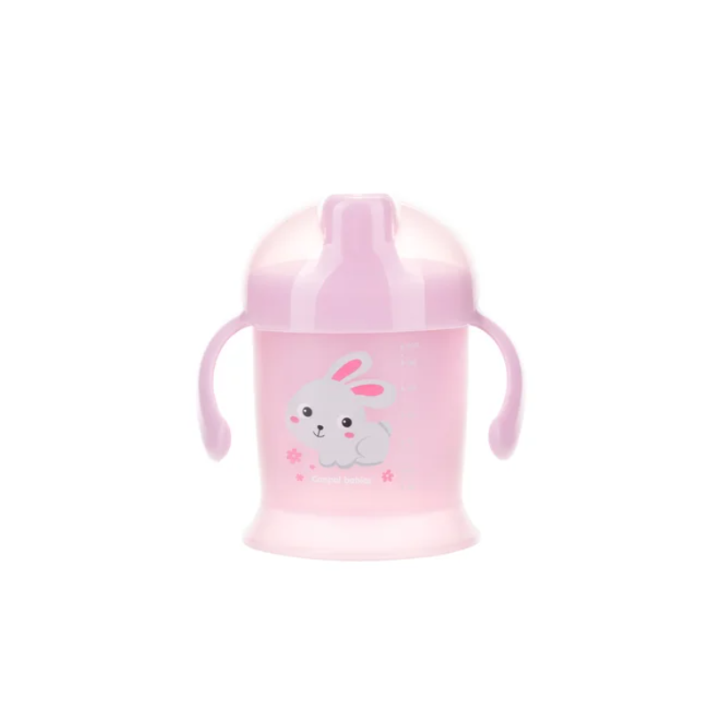 CANPOL 31/300 Kubek niekapek 200ml Bunny & company różowy
