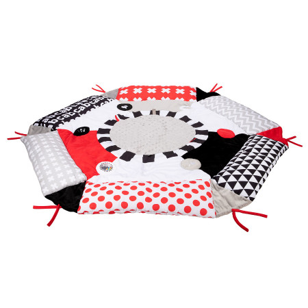 CANPOL 68/077 Pluszowa sensoryczna mata do zabawy Sensory Toys