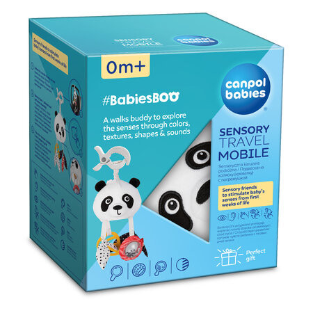 CANPOL 68/091 Sensoryczna karuzela podróżna BabiesBoo