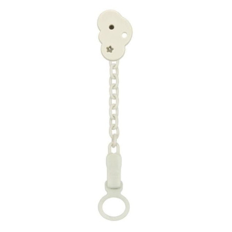 CHICCO 00004084310000 Łańcuszek z klipsem do smoczka Chmurka