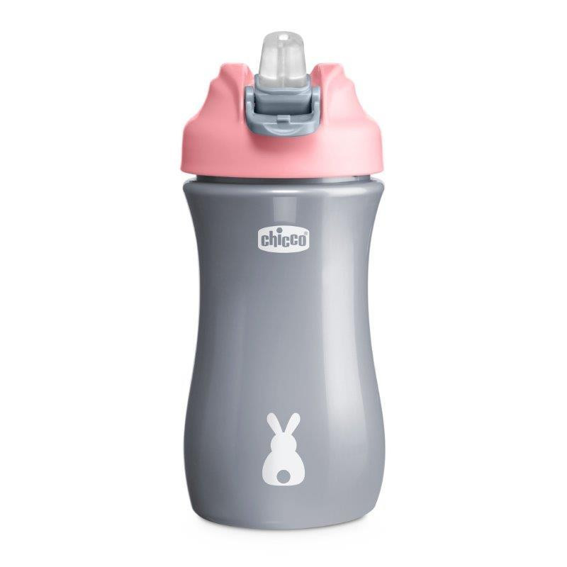 CHICCO 00006920100000 Bidon z miękkim ustnikiem 350 ml 2Y+ GIRL