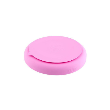 CHICCO 00010216100000 Talerz silikonowy 3-dzielny girl