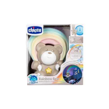 CHICCO 00010474100000 TOY FD RAINBOW BEAR PINK