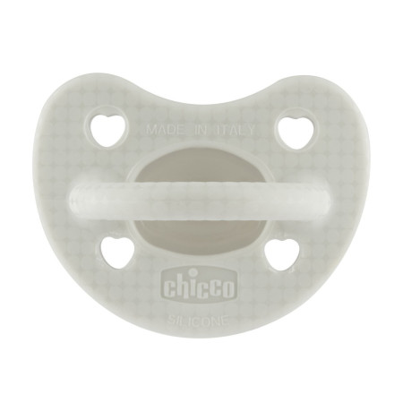 CHICCO 00073011380000 Smoczek PHYSIOFORMA LUXE 2-6M szary