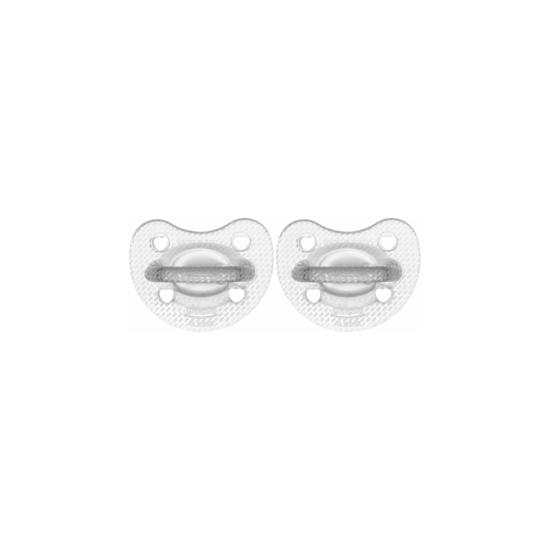 CHICCO 00073087310000 Smoczek PF CRYSTAL 6-16m 2 szt