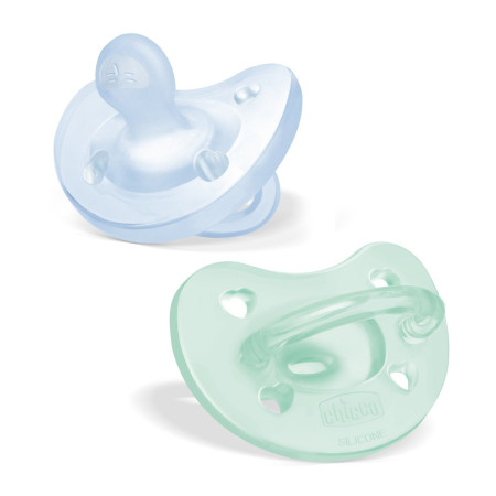 CHICCO 00073088210000 Smoczek PF SOFT blue 2-6m 2 szt