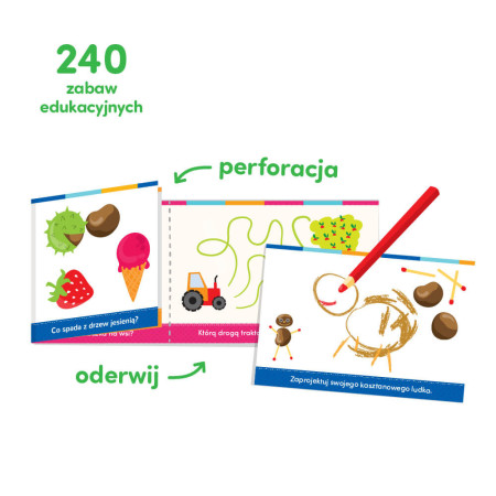 CzuCzu 7223263 Książeczka edukacyjna Zabawy Logiczne 3-4l.