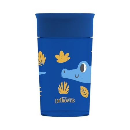 Dr.Browns TC01094 Kubek 360 picie jak ze szklanki 300 ml niebieski