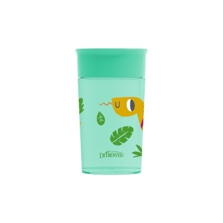 Dr.Browns TC01095 Kubek 360 picie jak ze szklanki 300 ml zielony