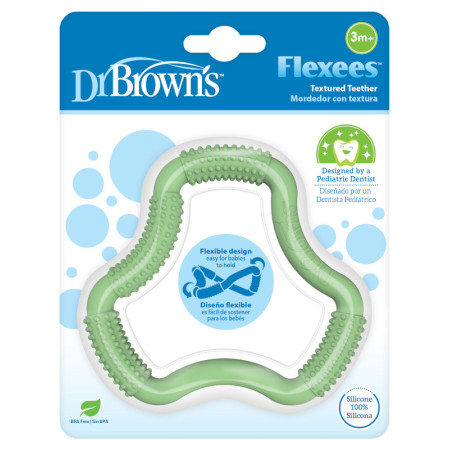 Dr.Browns TE109 Gryzak FLEXEES zielony