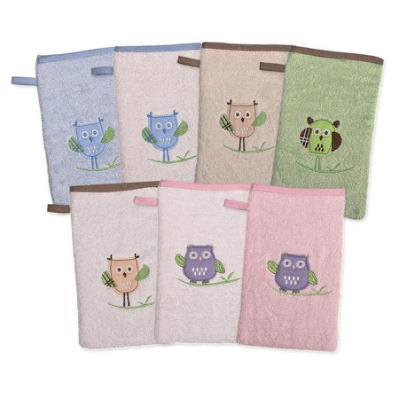 DUET BABY 709 Myjka kąpielowa haft BABY BAMBOO