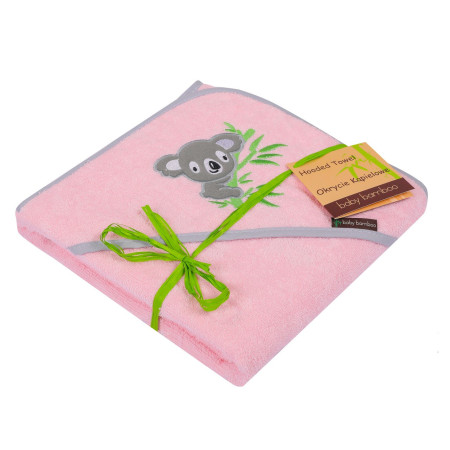 DUET BABY 727 Okrycie kąpielowe haft 100x100 BABY BAMBOO