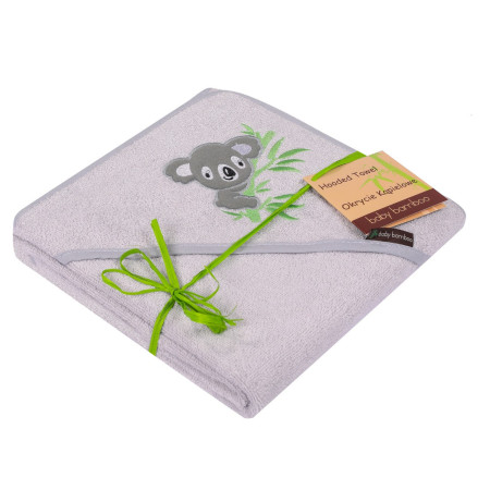 DUET BABY 727 Okrycie kąpielowe haft 100x100 BABY BAMBOO