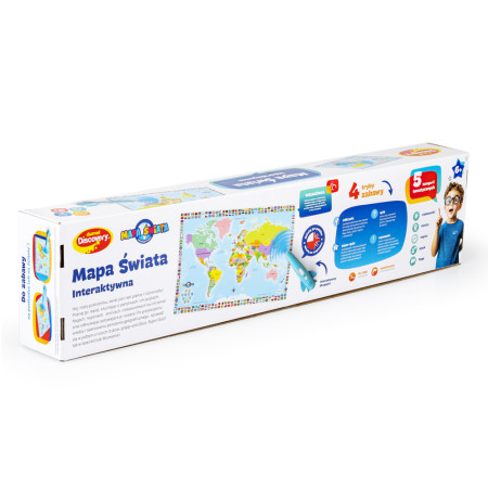 DUMEL DG 64240 Interaktywna mapa świata