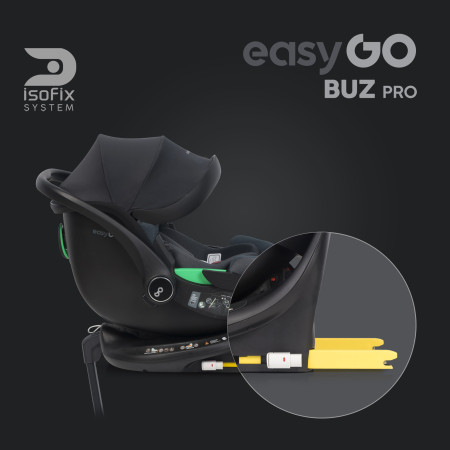 EASY GO Fotelik samochodowy BUZ PRO GRANITO