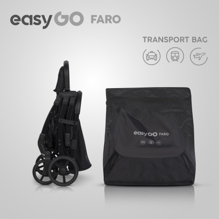 EASY GO Wózek dziecięcy FARO EBONY BLACK