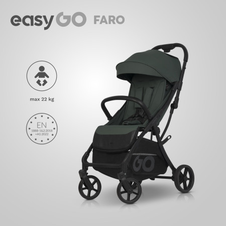 EASY GO Wózek dziecięcy FARO SAGE GREEN
