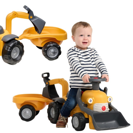 FALK 910N Jeździk Marcel Construction z łyżką i przyczepą