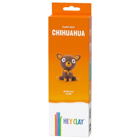 HEY CLAY HCL30111CEE Figurka Puchate zwierzaki Chihuahua 3 pak