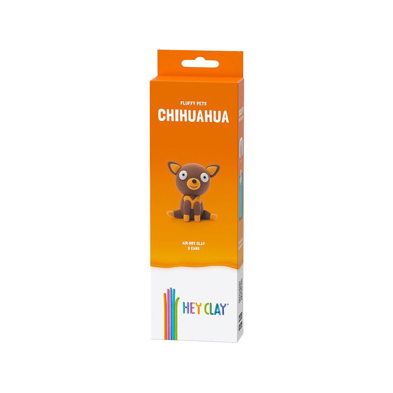 HEY CLAY HCL30111CEE Figurka Puchate zwierzaki Chihuahua 3 pak