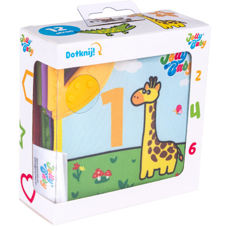 JOLLYBABY JB 80590 Książeczka - gryzaki zwierzęta