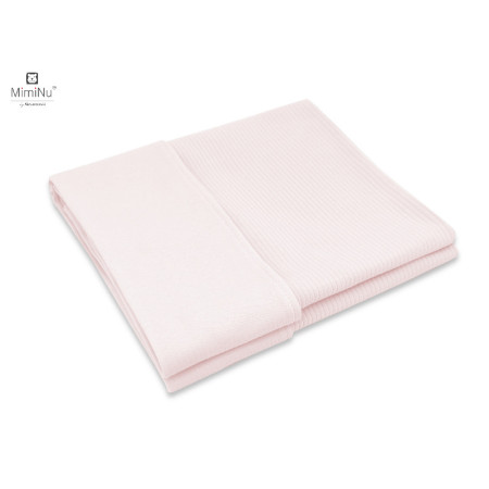 KIECZMERSKI Kocyk 75x100 cm MIMINU SOFT interlock bawełna 100% pudrowy róż