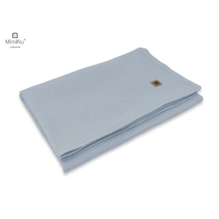 KIECZMERSKI Kocyk 75x100 cm MUŚLIN bawełna 100% jeans