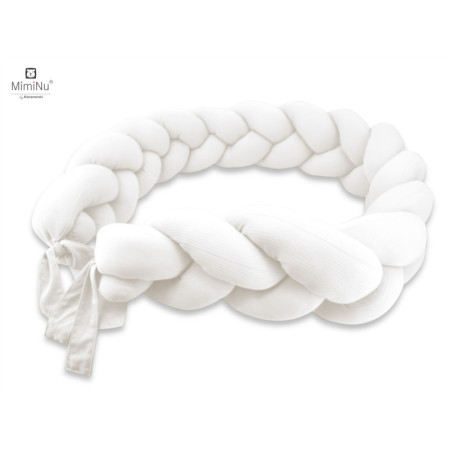 KIECZMERSKI Ochraniacz - warkocz MIMINU SOFT 220-240cm śmietanka