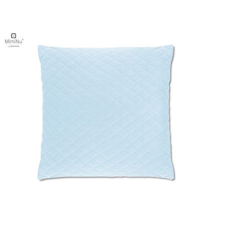 KIECZMERSKI Poduszka z poszewką VELVET pikowana 40x40/30x60 niebieska, łosoś PROMOCJA!