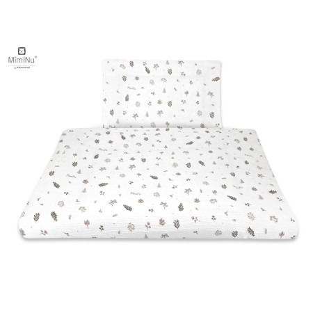 KIECZMERSKI Pościel C-2 100x135 cm MIMINU DESIGN Listki bawełna 100%