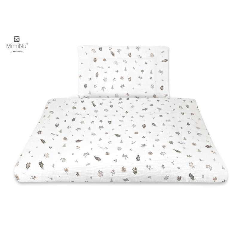 KIECZMERSKI Pościel C-2 100x135 cm MIMINU DESIGN Listki bawełna 100%