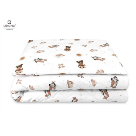 KIECZMERSKI Pościel C-2 100x135 cm MIMINU DESIGN Misie beż bawełna 100%