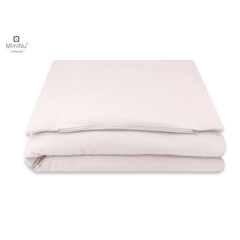 KIECZMERSKI Pościel C-2 100x135+40x60 cm MIMINU SOFT pudrowy róż