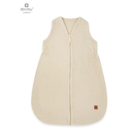 KIECZMERSKI Śpiworek letni AVI MUŚLIN bawełna 100% 74 cm, 0,5-1TOG ciepły beż