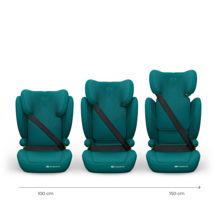 KINDERKRAFT Fotelik samochodowy JUNIOR FIX 2 PLUS i-Size green