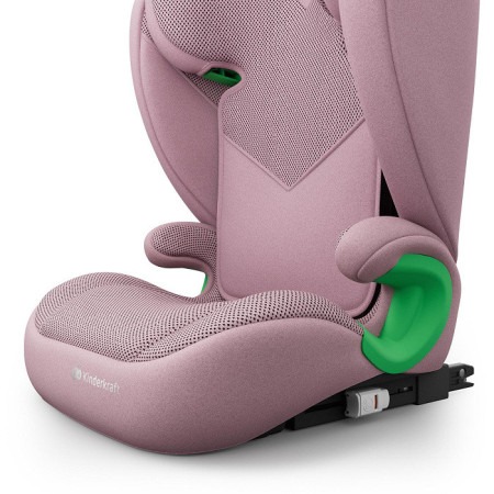 KINDERKRAFT Fotelik samochodowy JUNIOR FIX 2 PLUS i-Size pink